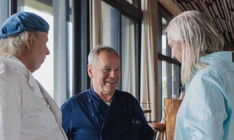 Wolfgang Puck in Bodega Garzón